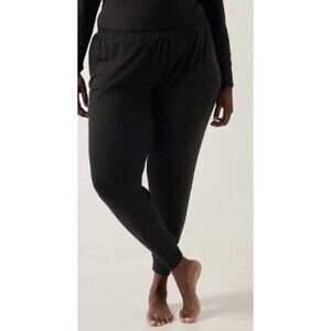 Athleta Nighttime Bliss Sleep Lounge Jogger Pants Black Women’s 2X Pajama Plus